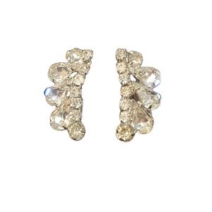 Antique Clip-on Earings Costume Jewelry